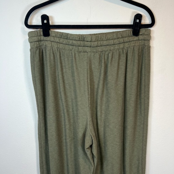 Anthropologie Saturday Sunday  Women's Billie Textured Jogger Pants Olive  Large - Picture 10 of 12